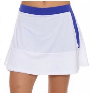Redvanly Blue and White tennis Skirt
